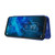 TCL 10 5G UW - US Version Carbon Fiber Texture Horizontal Flip TPU + PC + PU Leather Case with Card Slot - Blue