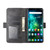 TCL 10 Pro Dual-side Magnetic Buckle Horizontal Flip Leather Case with Holder & Card Slots & Wallet - Black