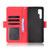 TCL 20 Pro 5G Skin Feel Calf Pattern Horizontal Flip Leather Case with Holder & Card Slots & Photo Frame - Red