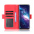 TCL 20 Pro 5G Skin Feel Calf Pattern Horizontal Flip Leather Case with Holder & Card Slots & Photo Frame - Red