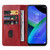 TCL 20 R 5G Magnetic Closure Leather Phone Case - Red