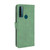 TCL 20 SE Solid Color Skin Feel Magnetic Buckle Horizontal Flip Calf Texture PU Leather Case with Holder & Card Slots & Wallet - Green