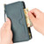 TCL 20 XE Litchi Texture Zipper Leather Phone Case - Green