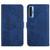 TCL 20S / 20 5G / 20L / 20L+ Skin Feel Butterfly Peony Embossed Leather Phone Case - Blue