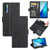 TCL 20S / 20 5G / 20L Dual-side Magnetic Buckle Horizontal Flip Leather Case with Holder & Card Slots & Wallet - Black