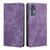 TCL 30 5G/30+ 5G RFID Anti-theft Brush Magnetic Leather Phone Case - Purple