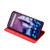 TCL 30 SE / 306 / 305 / Aqous V6 / V6 Plus Skin Feel Magnetic Horizontal Flip Leather Phone Case - Red