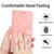 TCL 30 SE / 30E / 306 / 305 Rhombic Grid Texture Leather Phone Case - Pink