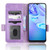 TCL 30 SE 5G / 30E / 306 / 305 Symmetrical Triangle Leather Phone Case - Purple