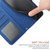 TCL 30 SE Skin Feel Butterfly Peony Embossed Leather Phone Case - Blue