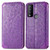 TCL 30 V 5G Blooming Mandala Embossed Magnetic Leather Phone Case - Purple