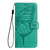 TCL 305 / 306 / 30 SE AL02 Embossed Butterfly Leather Phone Case - Green