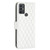 TCL 305 / 306 / 30 SE Diamond Lattice Wallet Flip Leather Phone Case - White TCL 305 / 306 / 30 SE Diamond Lattice Wallet Flip Leather Phone Case - White