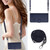 TCL 305 / 306 Cat Rat Embossed Pattern RFID Leather Phone Case with Lanyard - Blue