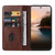 TCL 40 NXTpaper 4G Magnetic Closure Leather Phone Case - Brown