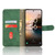 TCL 40 NXTpaper 5G Skin Feel Magnetic Flip Leather Phone Case - Green