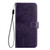 TCL 40 R 5G Embossed Butterfly Leather Phone Case - Dark Purple