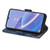 TCL 40 SE CaseNeo Splicing Dual Magnetic Buckle Leather Phone Case - Blue