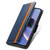 TCL 40 SE CaseNeo Splicing Dual Magnetic Buckle Leather Phone Case - Blue
