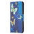 TCL 40 SE Colored Drawing Pattern Leather Phone Case - Gold Butterfly