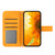 TCL 40 SE HT04 Skin Feel Sun Flower Embossed Flip Leather Phone Case with Lanyard - Yellow