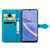 TCL 40 SE Mandala Flower Embossed Leather Phone Case - Blue