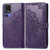 TCL 40 SE Mandala Flower Embossed Leather Phone Case - Purple