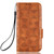TCL 40 SE Symmetrical Triangle Leather Phone Case - Brown