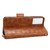 TCL 40 SE Symmetrical Triangle Leather Phone Case - Brown