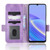TCL 40 SE Symmetrical Triangle Leather Phone Case - Purple