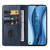 TCL 40 X Magnetic Closure Leather Phone Case - Blue