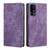TCL 40 XE 5G / 40X 5G T601D RFID Anti-theft Brush Magnetic Leather Phone Case - Purple