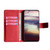 TCL 40 XE 5G / 40X 5G T601D Skin Feel Crocodile Magnetic Clasp Leather Phone Case - Red