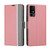 TCL 40 XE 5G / 40X 5G T601D Twill Texture Side Button Leather Phone Case - Pink