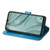 TCL 40 XE 5G Four-leaf Clasp Embossed Buckle Leather Phone Case - Blue