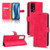 TCL 40 XE 5G Skin Feel Magnetic Flip Leather Phone Case - Rose Red