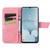 TCL 40 XL Butterfly Love Flower Embossed Leather Phone Case - Pink
