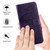 TCL 50 5G Embossed Butterfly Leather Phone Case - Dark Purple