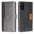 TCL 50 SE 4G Contrast Color Side Buckle Leather Phone Case - Black + Grey