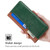 TCL 50 SE 4G Contrast Color Side Buckle Leather Phone Case - Light Brown + Green