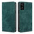 TCL 50 SE 4G RFID Anti-theft Brush Magnetic Leather Phone Case - Green