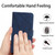 TCL 50 SE/40 NxtPaper 4G Stitching Embossed Leather Phone Case - Blue