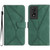 TCL 50 SE/40 NxtPaper 4G Stitching Embossed Leather Phone Case - Green