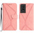 TCL 50 SE/40 NxtPaper 4G Stitching Embossed Leather Phone Case - Pink