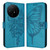 TCL 50 XL 5G Embossed Butterfly Leather Phone Case - Blue