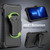 Mybat Pro Antimicrobial Maverick Series W/ Magsafe Case with Holster and Tempered Glass for Apple iPhone 13 Pro Max - Black / Black