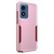 AMPD - Dual Layer Military Drop Case for Motorola Moto G Stylus 5G 2024 - Pink