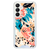 AMPD - TPU / Acrylic Hd Print Case for Samsung Galaxy A35 5G - Floral Blue Pattern