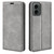 Motorola Moto G 5G 2024 Retro-skin Magnetic Suction Leather Phone Case - Grey