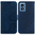 Motorola Moto G Play 2024 Little Tiger Embossed Leather Phone Case - Dark Blue